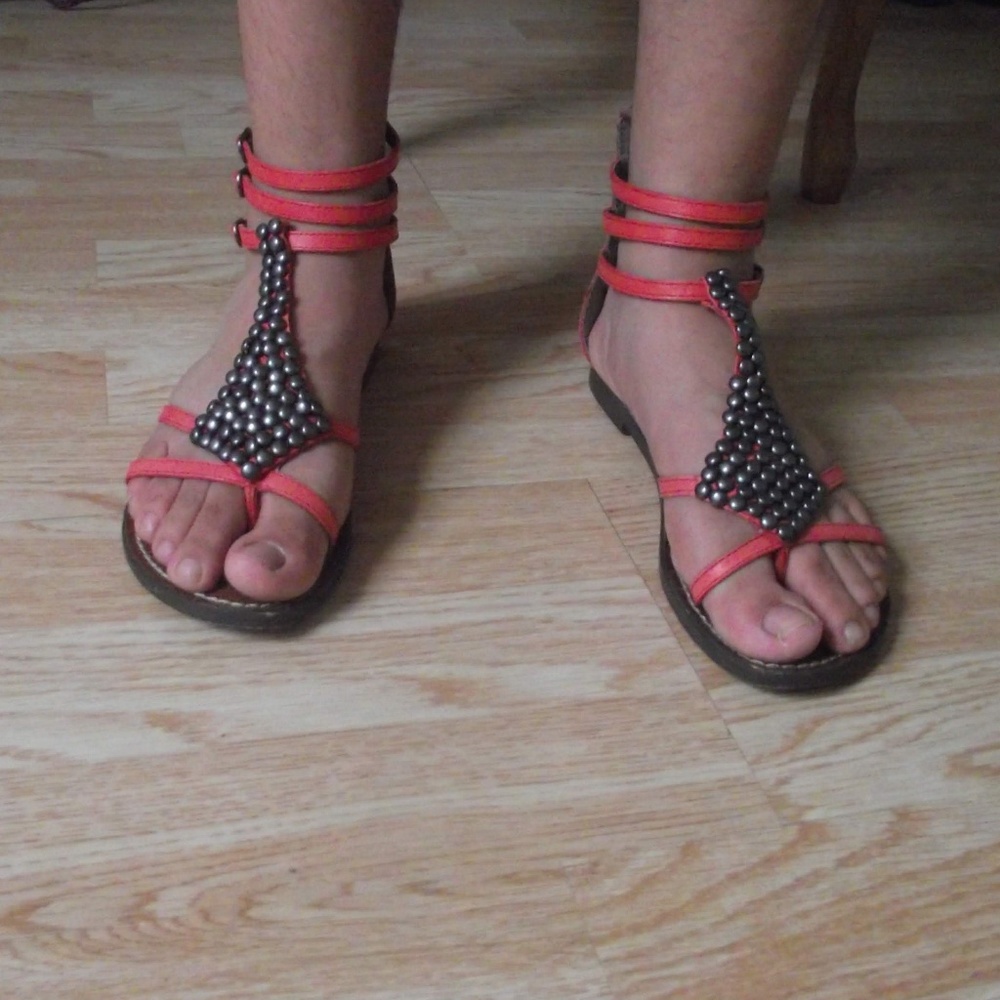 Sam Edelman ginger gladiator sandals